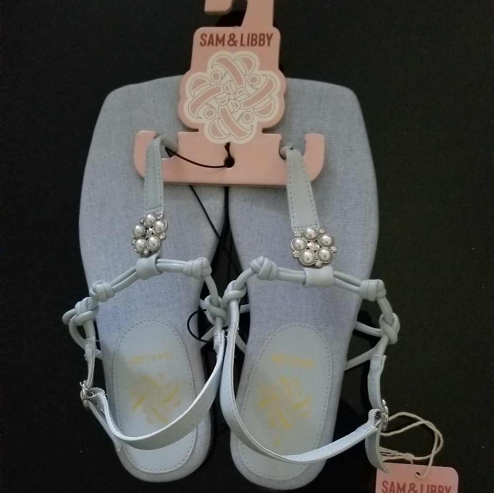 Sam & Libby slingback sandals.